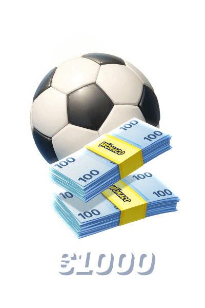 Platziere eine 1.000 € Wette auf Sport
